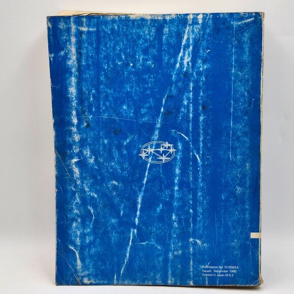 Subaru 1600 1800 Service Manual Engine & Body September 1980 Fuji Heavy Ind - Picture 2 of 4